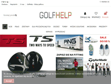 Tablet Screenshot of golfhelp.pl